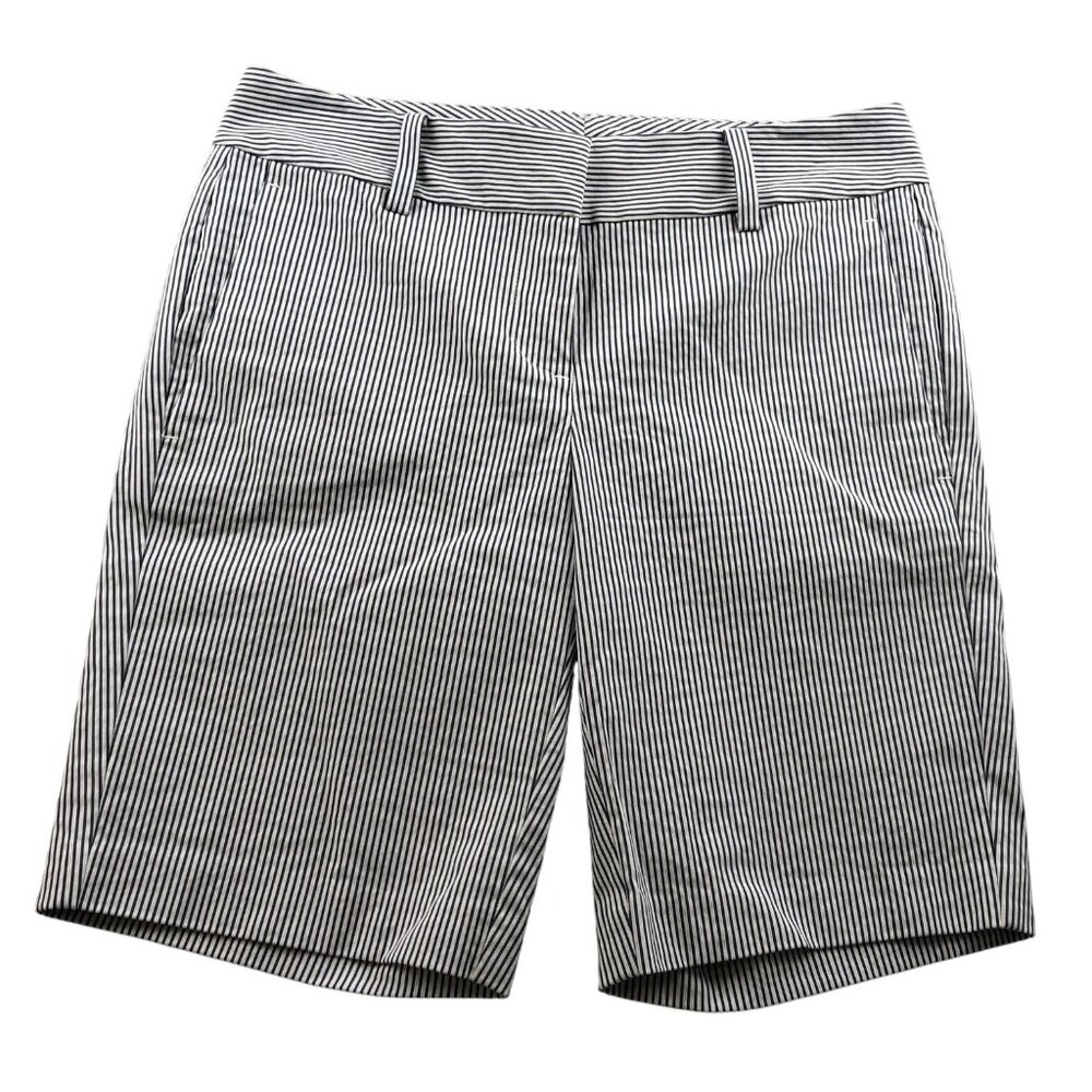 NWT Ann Taylor Women's Seersucker Shorts Size 0 Casual Summer